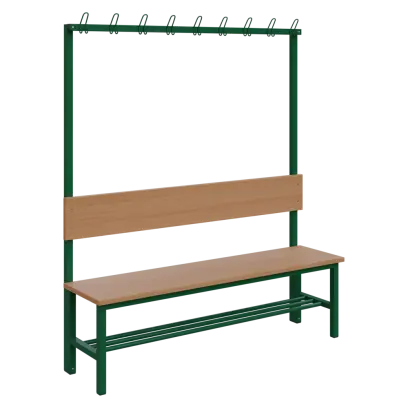 SVJ - 160 stěna jednostranná věšáková RAL 6029 - zelená